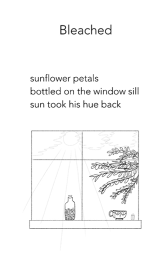 bleached, poems by wm